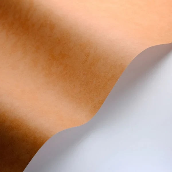 VALLAURIS Plain Wallpaper - Terracotta