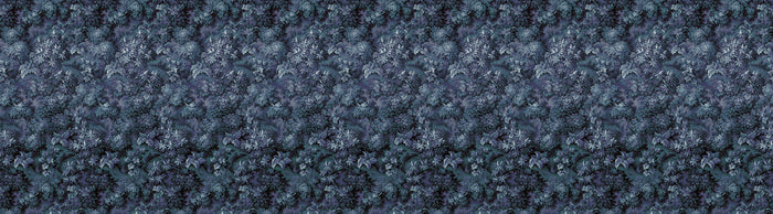 Verdant Grove - Midnight Blue - Custom Sized Wallpaper Mural (per m2)