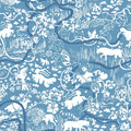 Vines - Custom Sized Wallpaper Mural (per m2) - Blue