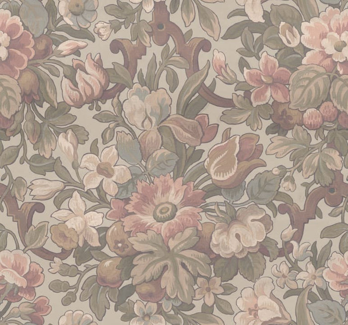 Vintage Garden Wallpaper - Pastel