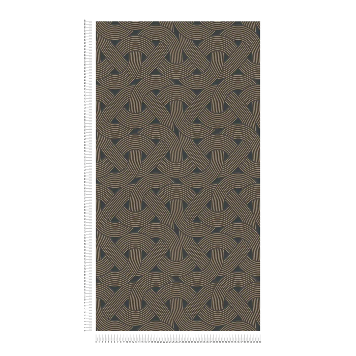 Weave - Architects Wallpaper - Black