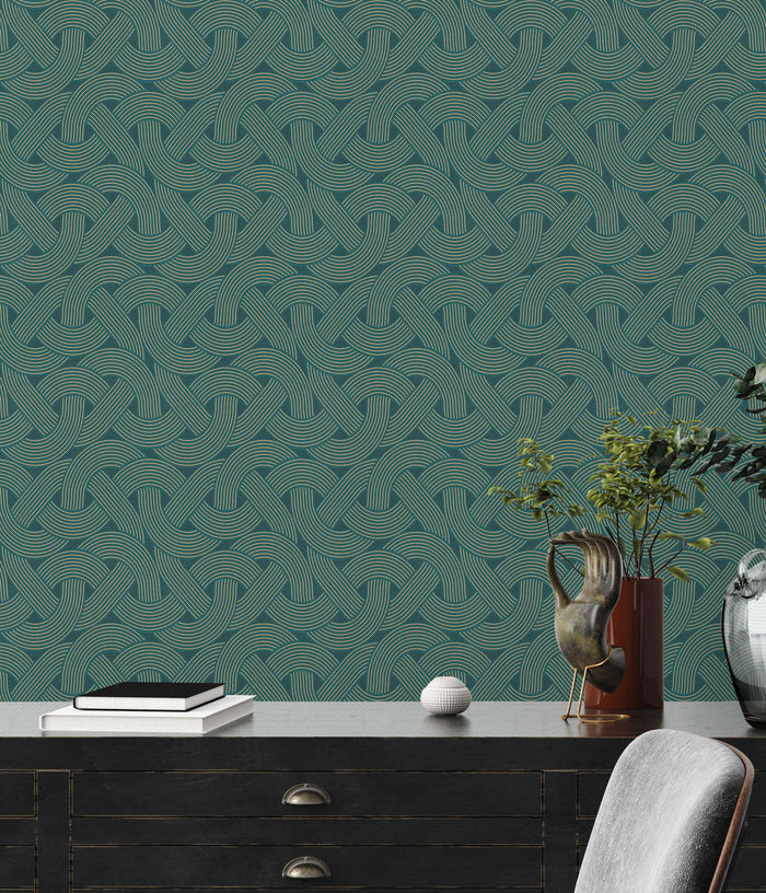 Weave - Architects Wallpaper - Green