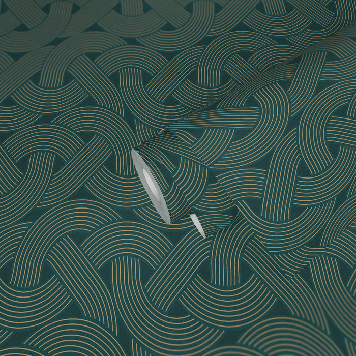 Weave - Architects Wallpaper - Green