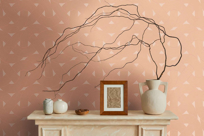 Weave - Architects Wallpaper - Orange