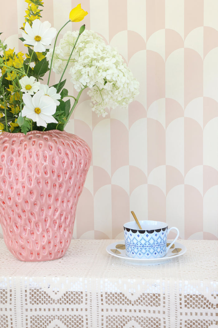 Whipped Cream Wallpaper - Blush Peach