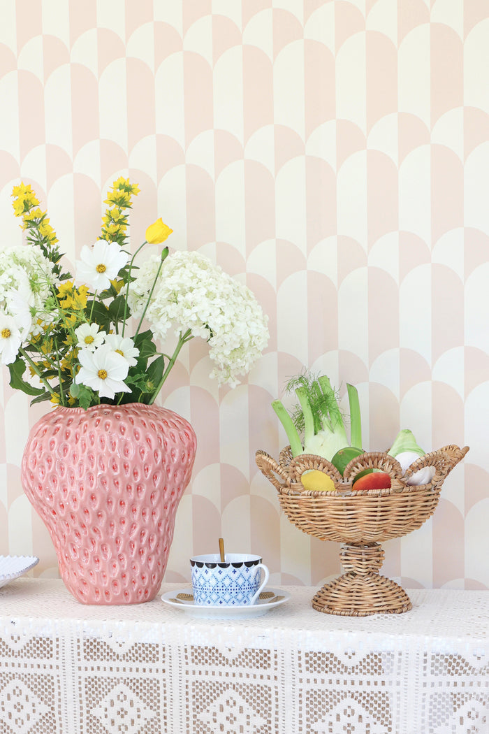 Whipped Cream Wallpaper - Blush Peach