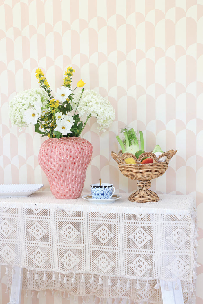 Whipped Cream Wallpaper - Blush Peach