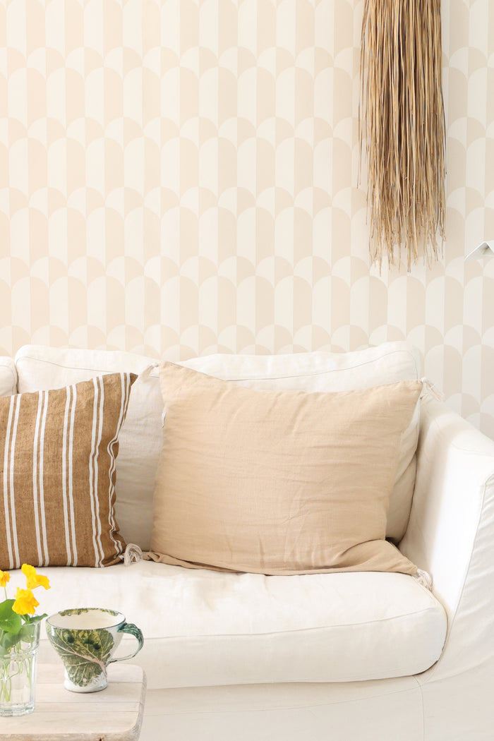 Whipped Cream Wallpaper - Buttermilk Beige