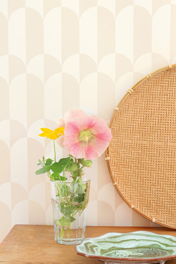 Whipped Cream Wallpaper - Buttermilk Beige