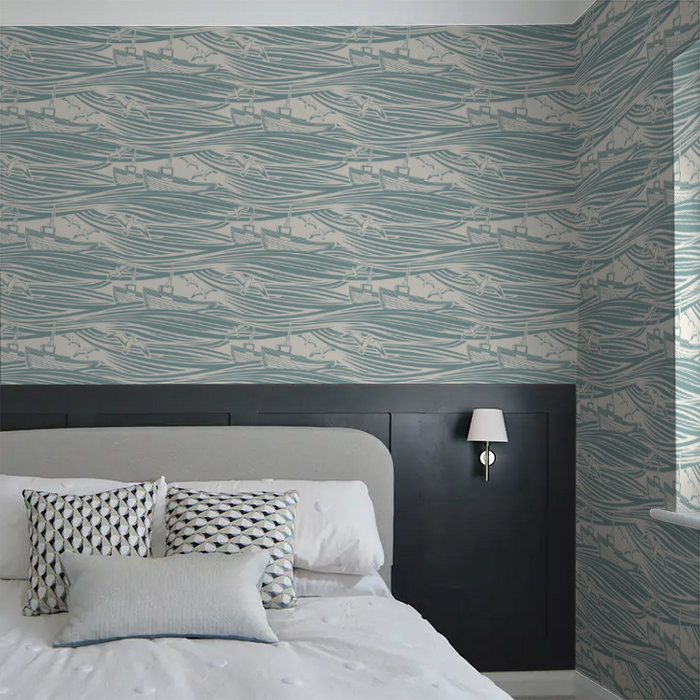 Whitby Boat Wallpaper - High Tide