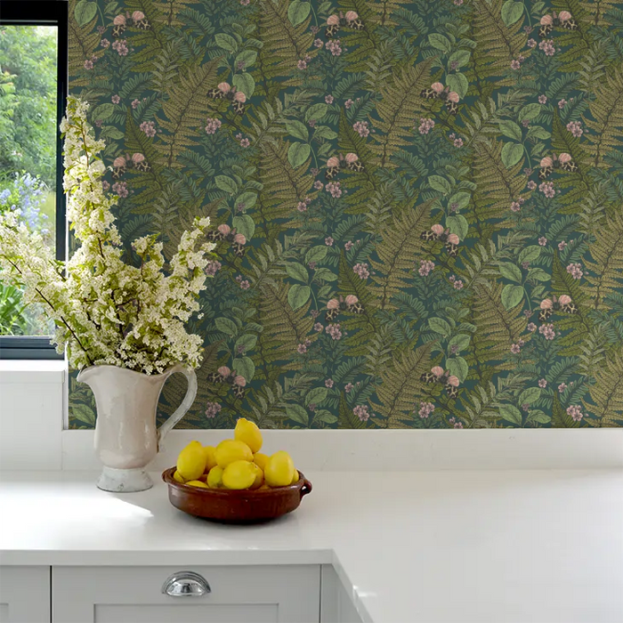 Wild Ferns Wallpaper - Forest Mix