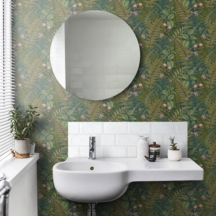 Wild Ferns Wallpaper - Forest Mix