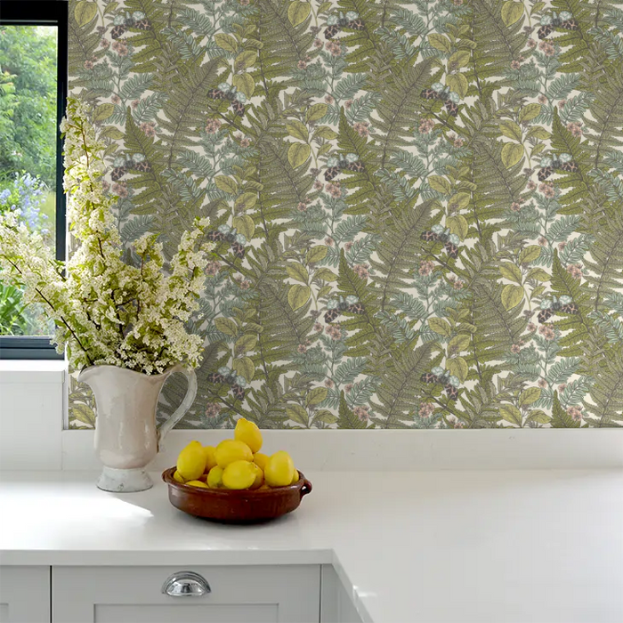 Wild Ferns Wallpaper - Jupiter