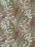 Wild Ferns Wallpaper - Rosehip