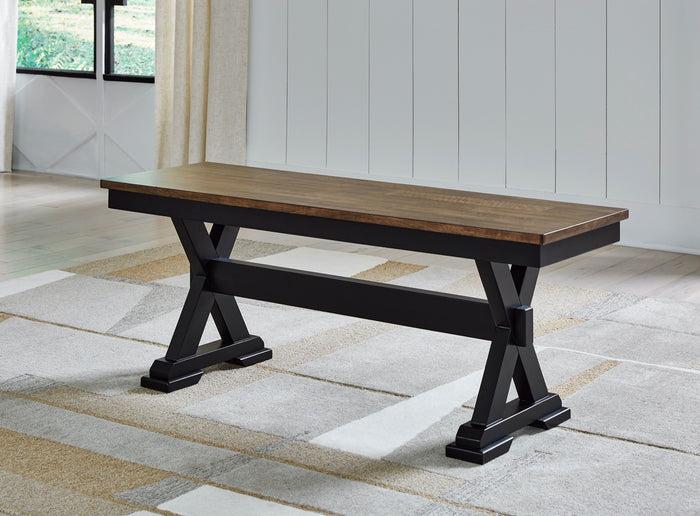 Willow 50" Dining Bench - Adams Furniture