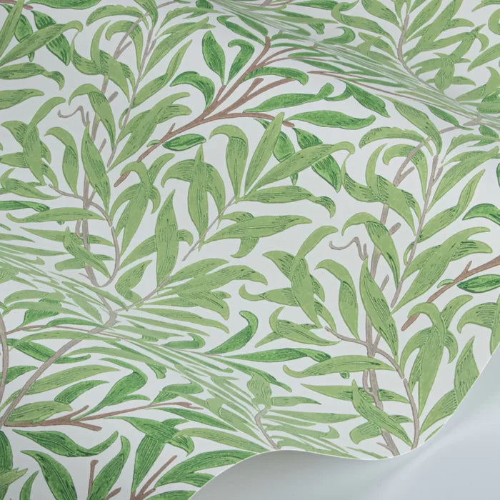 Willow Boughs Wallpaper - Morris - Leaf Green