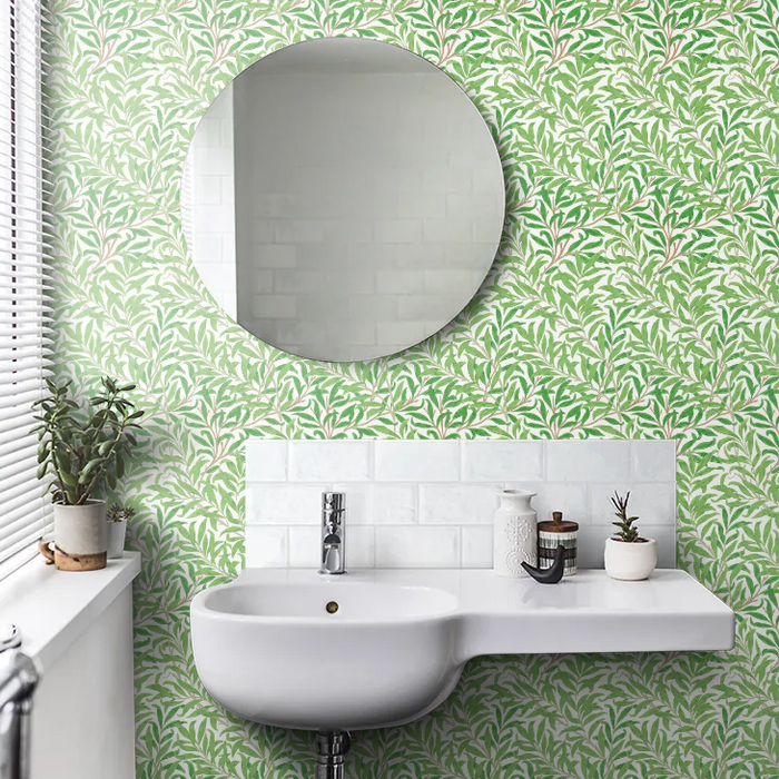 Willow Boughs Wallpaper - Morris - Leaf Green