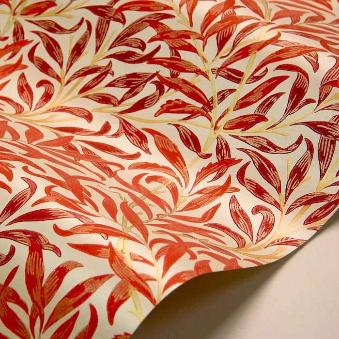 Willow Boughs Wallpaper - Morris - Madder/Claret