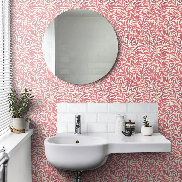 Willow Boughs Wallpaper - Morris - Madder/Claret
