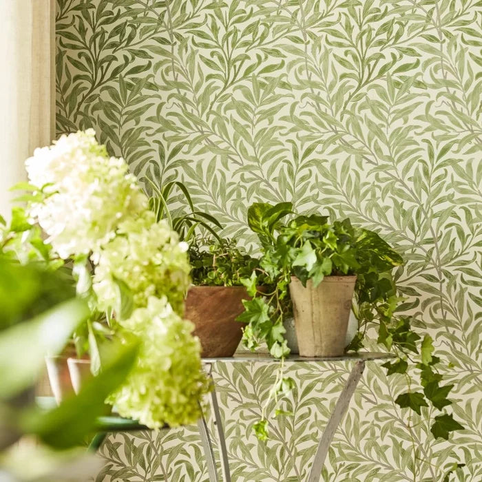 Willow Boughs Wallpaper - Morris - Willow/Ecru