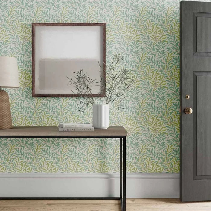 Willow Boughs Wallpaper - Morris - Willow/Seaglass