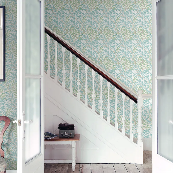 Willow Boughs Wallpaper - Morris - Willow/Seaglass