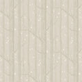 Woods and Stars Wallpaper - Grey