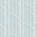 Woods and Stars Wallpaper - Powder Blue
