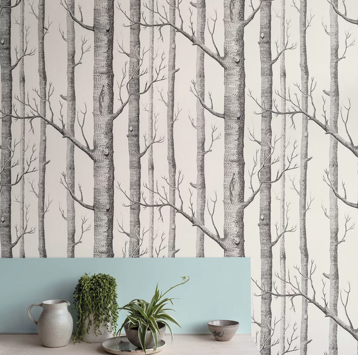 Woods Wallpaper - Cole & Son - Black/White