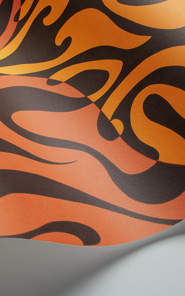 Woodstock Wallpaper - Orange