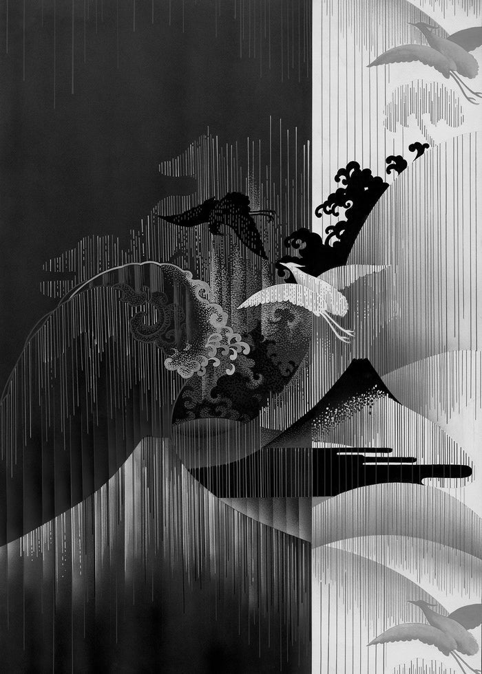 Yin Yang - Custom Sized Mural Wallpaper (per m2)