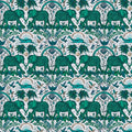 Zambezi Wallpaper - Green
