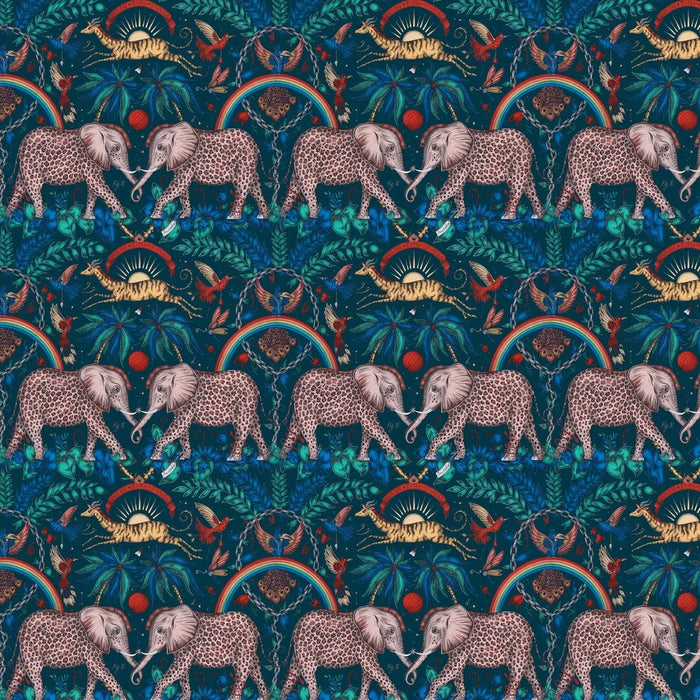 Zambezi Wallpaper - Navy