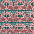 Zambezi Wallpaper - Pink
